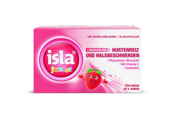 Isla Junior pastilles fraise 20 pce