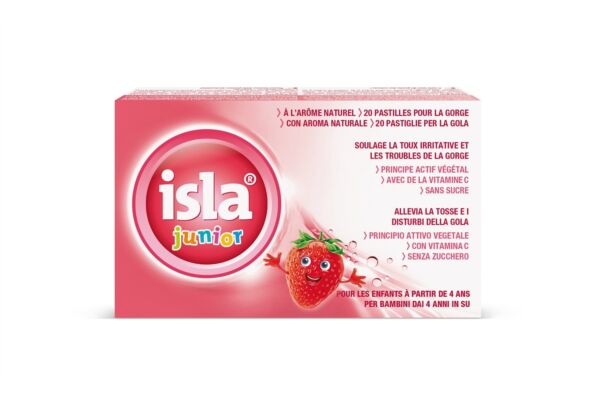 Isla Junior Pastillen Erdbeere 20 Stk