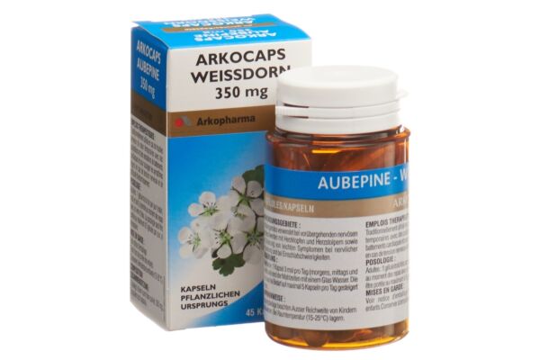 Arkocaps Weissdorn Kaps 350 mg Ds 45 Stk