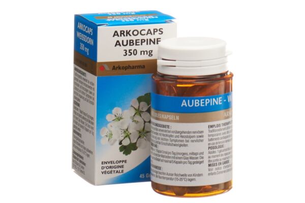 Arkocaps aubépine caps 350 mg bte 45 pce