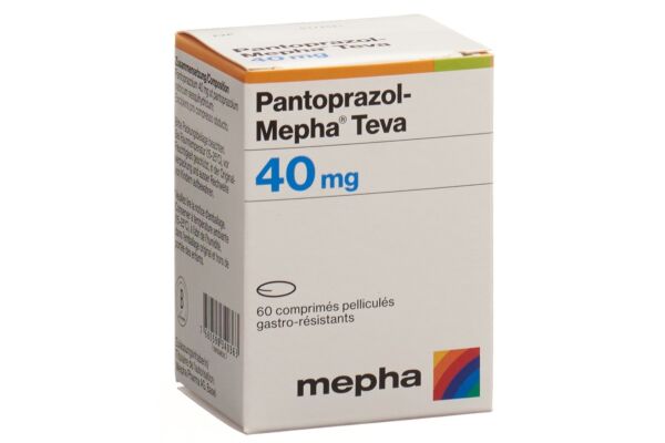 Pantoprazol-Mepha Teva Filmtabl 40 mg Ds 60 Stk