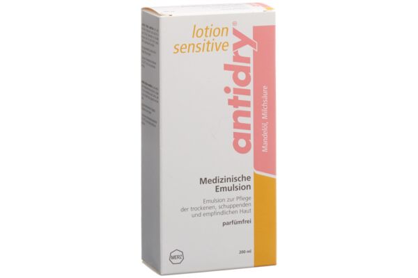 antidry lotion sensitive émuls sans parfum fl 200 ml