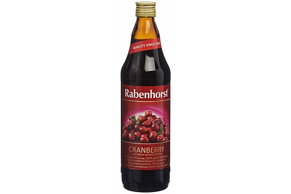Rabenhorst jus pur de cranberry fl 750 ml