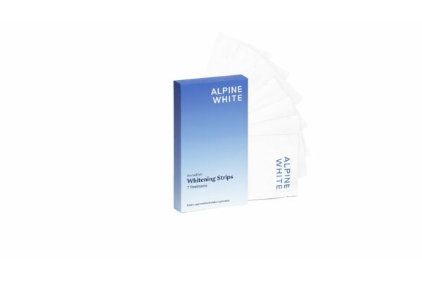 Alpine White Whitening Strips Sensitive pour 7 utilisations