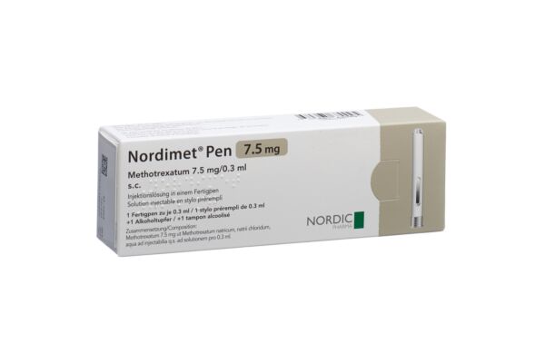 Nordimet Inj Lös 7.5 mg/0.3ml Fertigpen