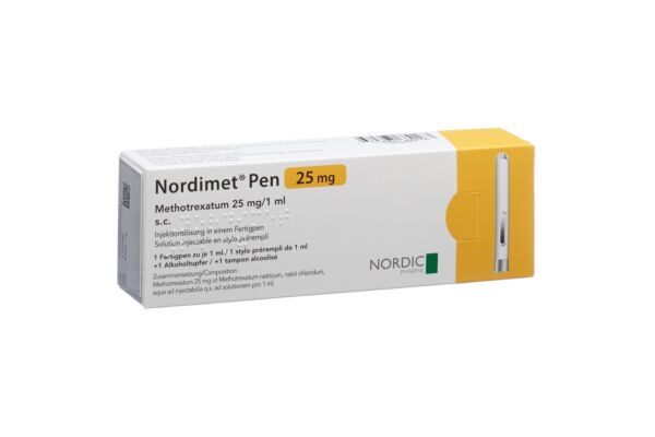 Nordimet Inj Lös 25 mg/1ml Fertigpen