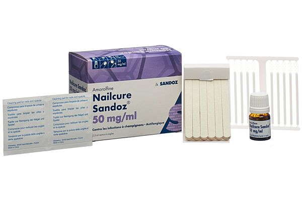 Nailcure Sandoz Nagellack 50 mg/ml Fl 2.5 ml