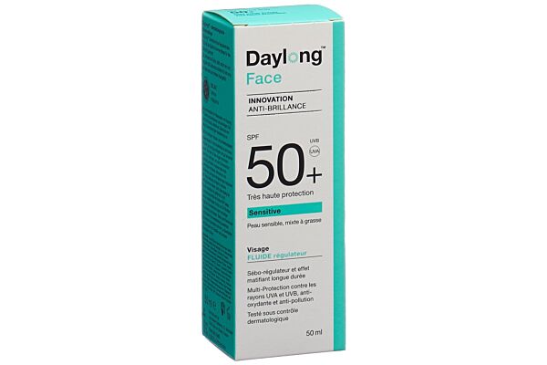 Daylong Sensitive Face Fluid regulierend SPF50+ Disp 50 ml