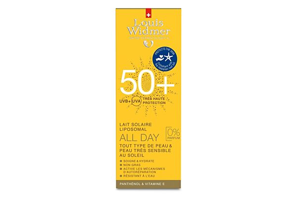 Louis Widmer All Day LSF50+ ohne Parfum 100 ml