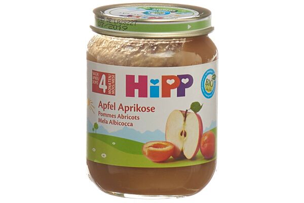 HiPP pomme abricot verre 125 g