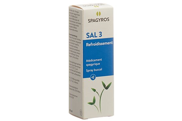 Spagyros SAL 3 refroidissements spray buccal 30 ml