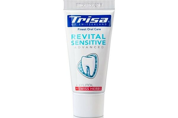 Trisa dentifrice Revital Sensitive Swiss Herbs tb 15 ml