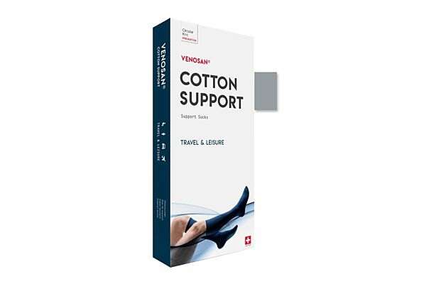 Venosan COTTON SUPPORT Socks A-D L silver 1 Paar