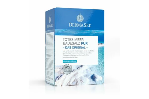 DermaSel Badesalz PUR deutsch französisch italienisch Karton 1.5 kg