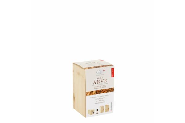 Aromalife ARVE ArvenQuader mit ätherischem Bio Öl Arve 10 ml
