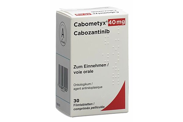 Cabometyx cpr pell 40 mg bte 30 pce
