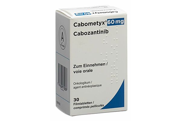 Cabometyx cpr pell 60 mg bte 30 pce
