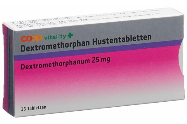 Coop Vitality Dextrométhorphane comprimés contre la toux 16 pce