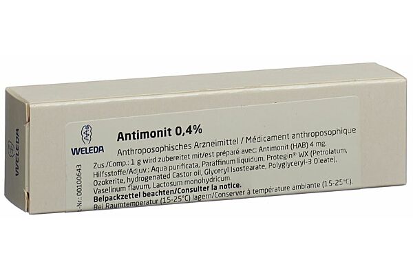 Weleda antimonit crème 0.4 % tb 25 g