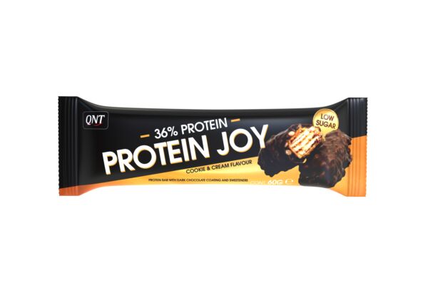 QNT 36% Protein Joy Bar Low Sugar Cookie&Cream 60 g