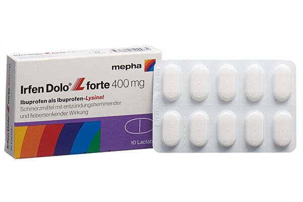 Irfen Dolo L forte Lactab 400 mg 10 pce