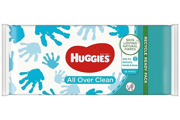 Huggies lingettes humides All Over Clean 56 pce