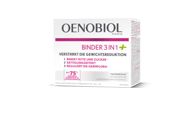 Oenobiol Binder 3 in 1 PLUS Kaps 60 Stk