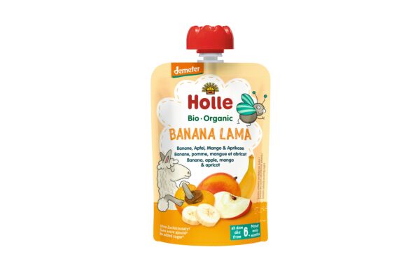 Holle Banan Lama - Pouchy Banane Apfel Mango & Aprikose 100 g