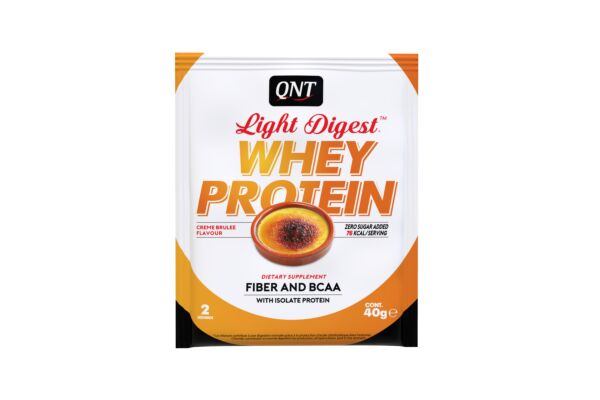 QNT Light Digest Whey Protein Crème Brûlée sach 40 g