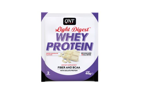 QNT Light Digest Whey Protein White Chocolate sach 40 g