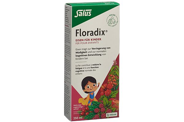 Floradix Fer + vitamines pour enfants fl 250 ml