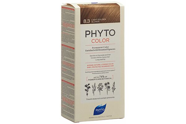Phyto Phytocolor 8 3 Blond Cleansing D.