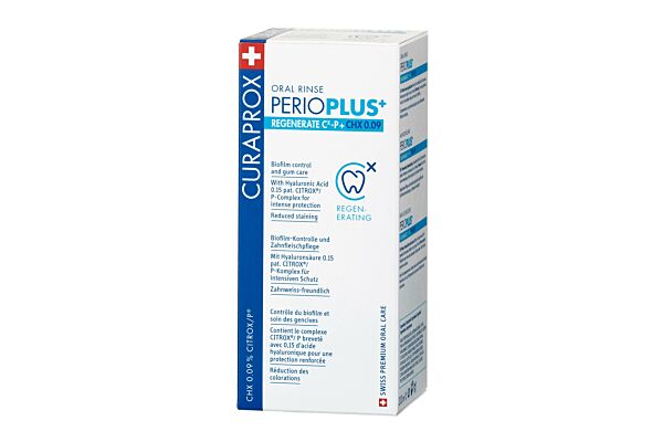 Curaprox Perio Plus Regenerate CHX 0.09 % Fl 200 ml