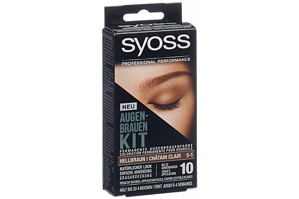 Syoss kit sourcils clair 10 ml