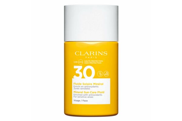 Clarins Solaires Visage Sun Protection Factor 30 Fluide 30 ml