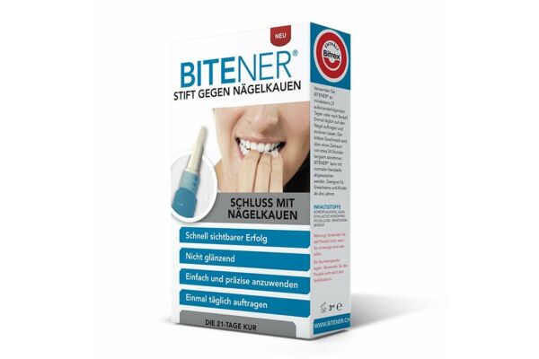 BITENER feutre anti-rongement ongles cure de 21 jours avec Bitrex 3 ml