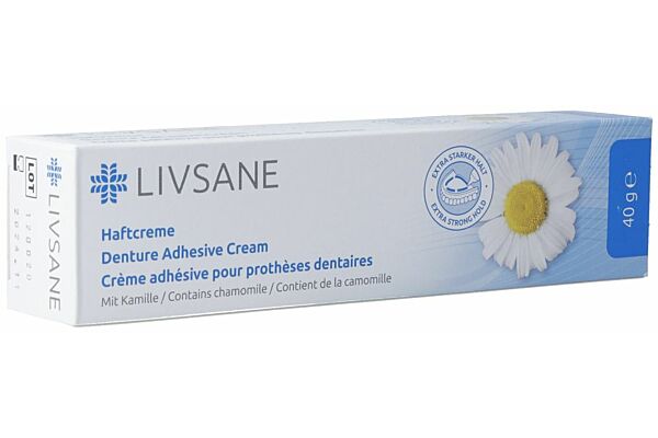 Livsane Crème adhésive pour prothèses dentaires tb 40 g