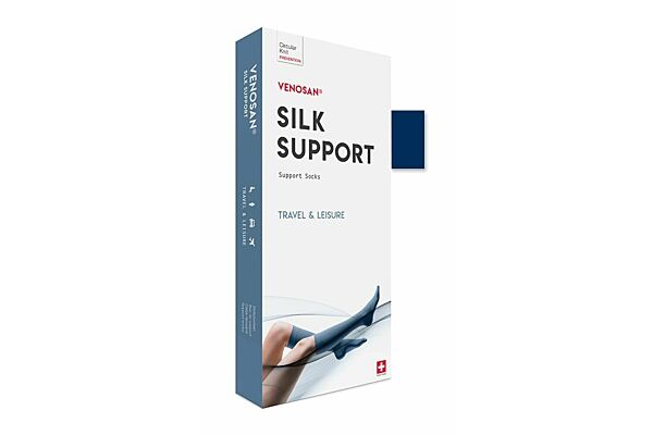 Venosan Silk A-D Support Socks S marine 1 Paar