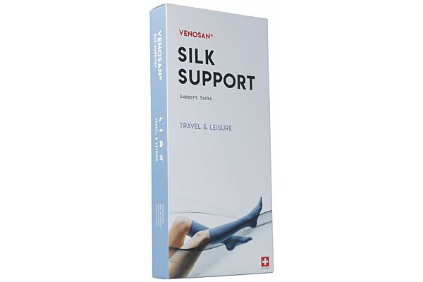 Venosan Silk a-d support socks L marine 1 paire