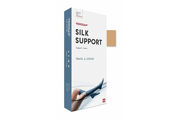 Venosan Silk A-D Support Socks L beige 1 Paar