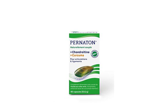 Pernaton chondroïtine + curcuma caps vitamin C bte 90 pce