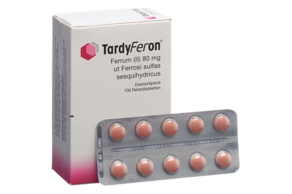 Tardyferon Ret Tabl 80 mg 100 Stk