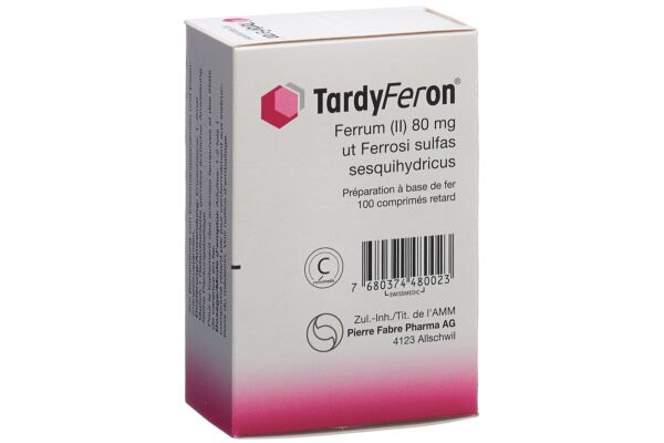 Tardyferon Ret Tabl 80 mg 100 Stk