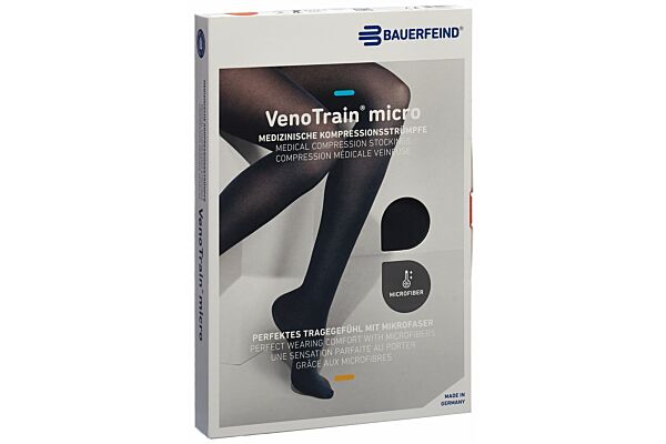 VENOTRAIN MICRO A-G CCL2 M normale/short pied ouvert noir Bande micropicots 1 paire