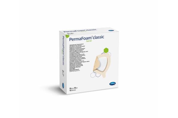 PermaFoam Classic Sacral 18x18cm stérile 10 pce