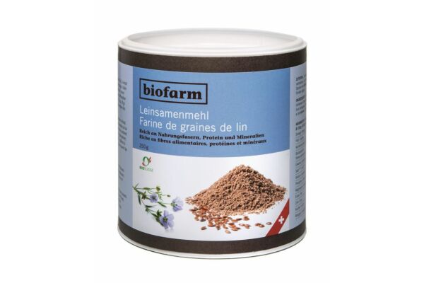 Biofarm farine de graines de lin bourgeon CH bte 250 g