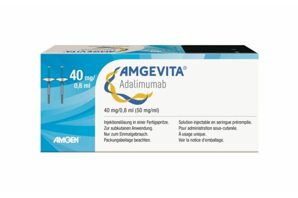 Amgevita Inj Lös 40 mg/0.8ml Fertigspritze 2 Stk