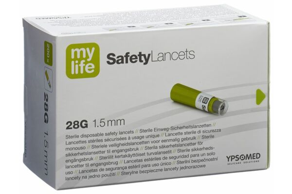 mylife (PI-APS) SafetyLancets Sicherheitslanzetten 28G 200 Stk