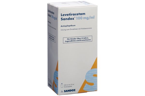 Levetiracetam Sandoz Lös 100 mg/ml Fl 300 ml