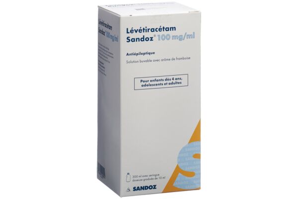 Levetiracetam Sandoz Lös 100 mg/ml Fl 300 ml